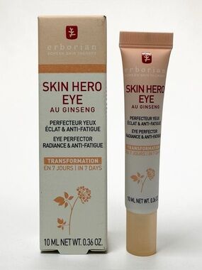 Erborian Skin Hero Eye Cream Anti-Fatigue Dark Circles Brightening Korean 10mL